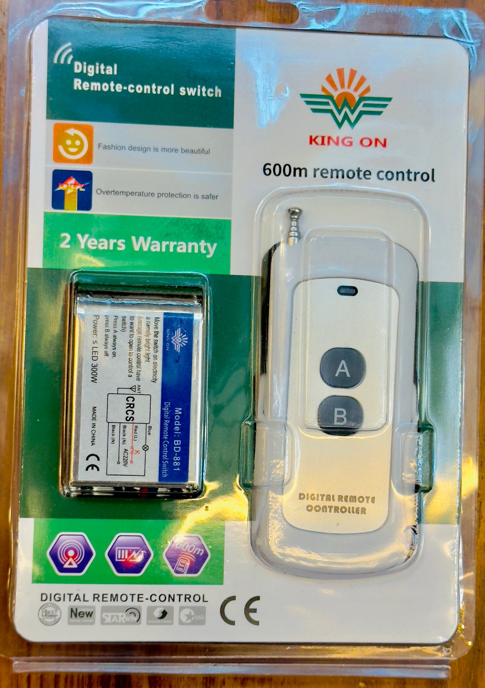 DIGITAL REMOTE CONTROL 600M